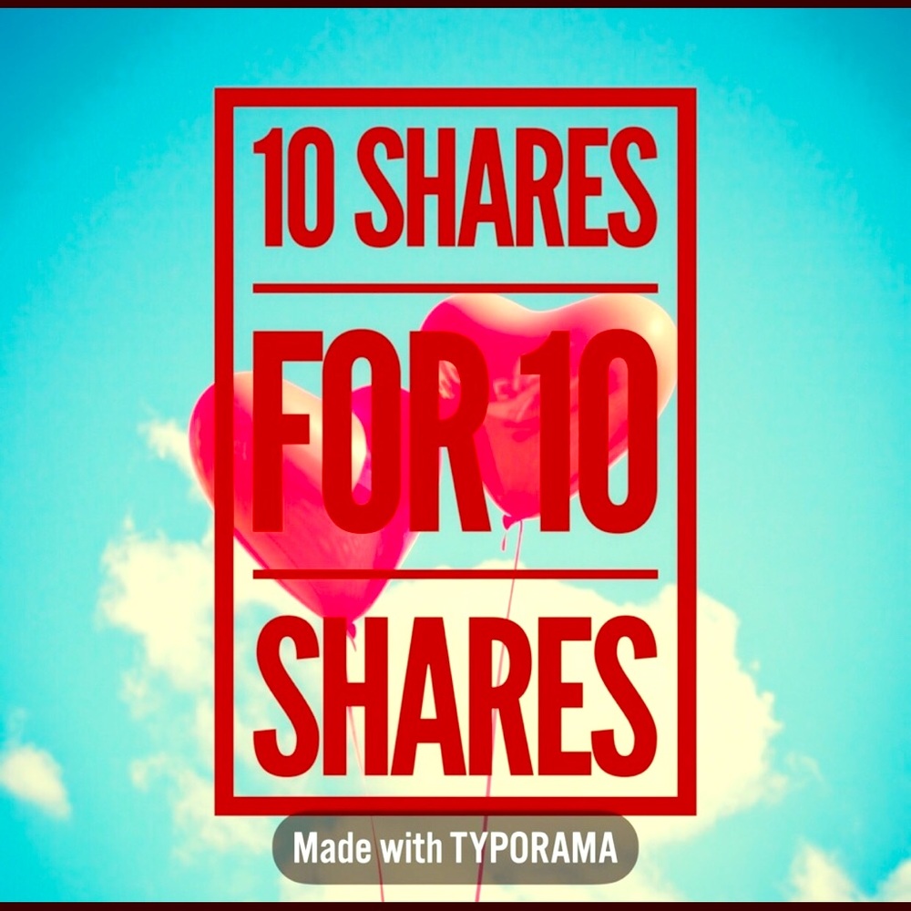 10 shares for 10 shares